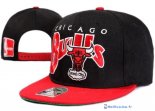 Bonnet NBA Chicago Bulls 2016 Noir Rouge 2