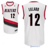 Maillot NBA Pas Cher Portland Trail Blazers LaMarcus Aldridge 12 Blanc