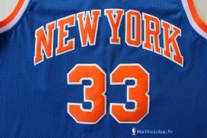 Maillot NBA Pas Cher New York Knicks Patrick Ewing 33 Bleu