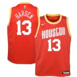 Houston Rockets James Harden Nike Red Hardwood Classics Swingman Jersey