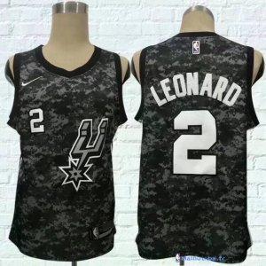 Maillot NBA Pas Cher San Antonio Spurs Kawhi Leonard 2 Nike Camouflage Ville 2017/18