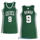 Maillot NBA Pas Cher Boston Celtics Femme Rajon Rondo 9 Vert