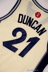 Maillot NBA Pas Cher Noël San Antonio Spurs Duncan 21 Blanc