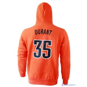 Survetement NBA Pas Cher Oklahoma City Thunder Kevin Durant 35 Orange
