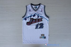 Maillot NBA Pas Cher Utah Jazz John Stockton 12 Blanc