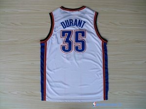 Maillot NBA Pas Cher Oklahoma City Thunder Blanc Kevin Durant 35