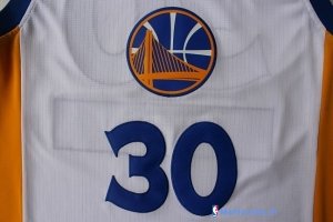 Maillot NBA Pas Cher Noël Golden State Curry 30 Blanc