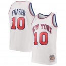 New York Knicks Walt Frazier Mitchell & Ness White Hardwood Classics Swingman Jersey