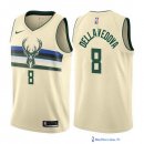 Maillot NBA Pas Cher Milwaukee Bucks Matthew Dellavedova 8 Nike Crema Ville 2017/18