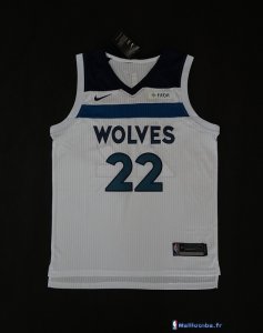 Maillot NBA Pas Cher Minnesota Timberwolves Andrew Wiggins 22 Blanc 2017/18