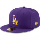 Bonnet NBA LA New Era Purple Crossover 59FIFTY