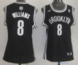 Maillot NBA Pas Cher Brooklyn Nets Femme Deron Michael Williams 8 Noir