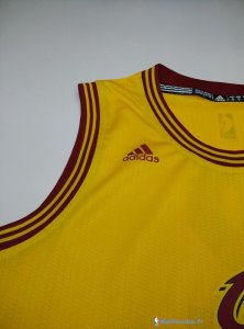 Maillot NBA Pas Cher Noël Cleveland Cavaliers Kyrie 2 Jaune