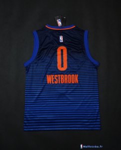 Maillot NBA Pas Cher Oklahoma City Thunder Russell Westbrook 0 Marine Statement 2017/18