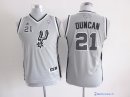 Maillot NBA Pas Cher San Antonio Spurs Junior Tim Duncan 21 Blanc