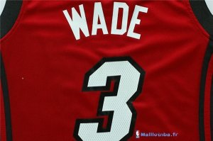 Maillot NBA Pas Cher Miami Heat Femme Dwyane Wadet 3 Rouge