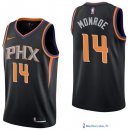 Maillot NBA Pas Cher Phoenix Suns Greg Monroe 14 Noir Statement 2017/18