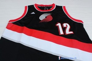 Maillot NBA Pas Cher Noël Portland Trail Blazers LaMarcus 12 Noir