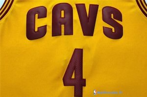 Maillot NBA Pas Cher Cleveland Cavaliers Iman Shumpert 4 Jaune