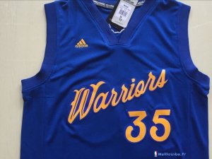 Maillot NBA Pas Cher Noël Golden State Warriors Kevin Durant 35 Bleu