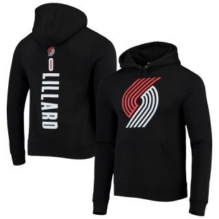 Portland Trail Blazers Damian Lillard Fanatics Branded Black Team Playmaker Name & Number Pullover Hoodie