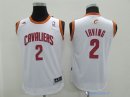 Maillot NBA Pas Cher Cleveland Cavaliers Junior Kyrie Irving 2 Blanc