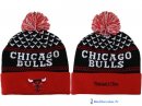 Tricoter un Bonnet NBA Chicago Bulls 2017 Noir 13