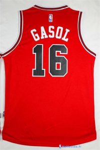 Maillot NBA Pas Cher Chicago Bulls Retro Pau Gasol 16 Rouge