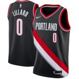 Portland Trail Blazers Damian Lillard Nike Black Swingman Jersey - Icon Edition