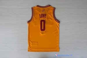 Maillot NBA Pas Cher Cleveland Cavaliers Kevin Love 0 Jaune