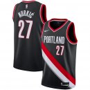 Portland Trail Blazers Jusuf Nurkic Nike Black Replica Swingman Jersey - Icon Edition