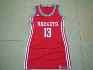 Maillot NBA Pas Cher Houston Rockets Femme James Harden 13 Rouge