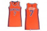 Maillot NBA Pas Cher New York Knicks Femme Carmelo Anthony 7 Orange