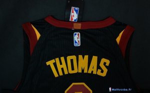 Maillot NBA Pas Cher Cleveland Cavaliers Isaiah Thomas 3 Noir 2017/18