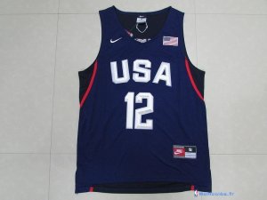 Maillot NBA Pas Cher USA 2016 DeMarcus Cousins 12 Bleu