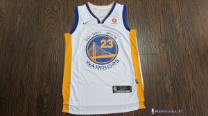 Maillot NBA Pas Cher Golden State Warriors Draymond Green 23 Blanc 2017/18