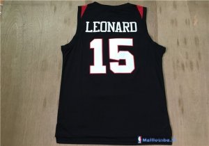 Maillot NCAA Pas Cher San Diego State Kawhi Leonard 15 Noir