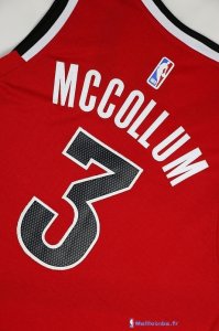 Maillot NBA Pas Cher Portland Trail Blazers 2016 C.J.McCollum 3 Rouge