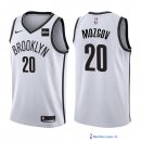 Maillot NBA Pas Cher Brooklyn Nets Timofey Mozgov 20 Blanc 2017/18