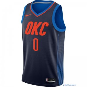 Maillot NBA Pas Cher Oklahoma City Thunder Russell Westbrook 0 Marine Statement 2017/18