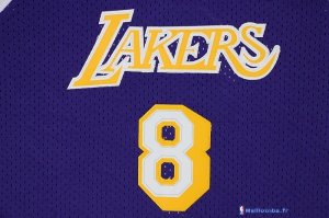 Maillot NBA Pas Cher Los Angeles Lakers Kobe Bryant 8 Pourpre