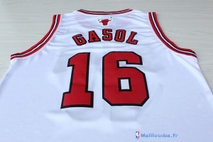 Maillot NBA Pas Cher Chicago Bulls Pau Gasol 16 Blanc