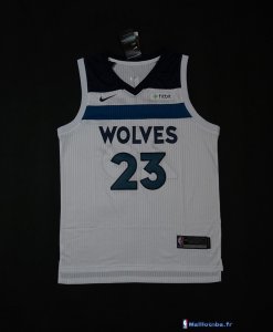 Maillot NBA Pas Cher Minnesota Timberwolves Jimmy Butler 23 Blanc 2017/18