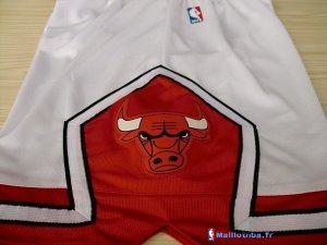 Pantalon NBA Pas Cher Chicago Bulls Adidas Blanc