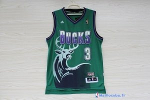 Maillot NBA Pas Cher Milwaukee Bucks Brandon Jennings 3 Vert