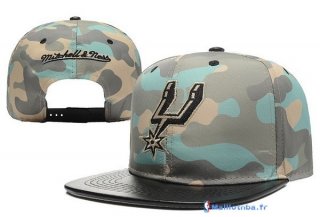 Bonnet NBA San Antonio Spurs 2016 Camouflage Bleu