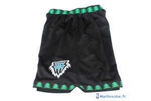 Pantalon NBA Pas Cher Minnesota Timberwolves Retro Noir