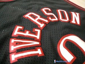 Maillot NBA Pas Cher Philadelphia Sixers Allen Iverson 3 Retro Noir