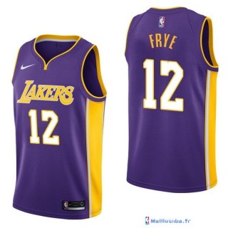 Maillot NBA Pas Cher Los Angeles Lakers Channing Frye 12 Purpura Statement 2017/18