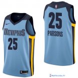 Maillot NBA Pas Cher Memphis Grizzlies Chandler Parsons 25 Bleu Statement 2017/18